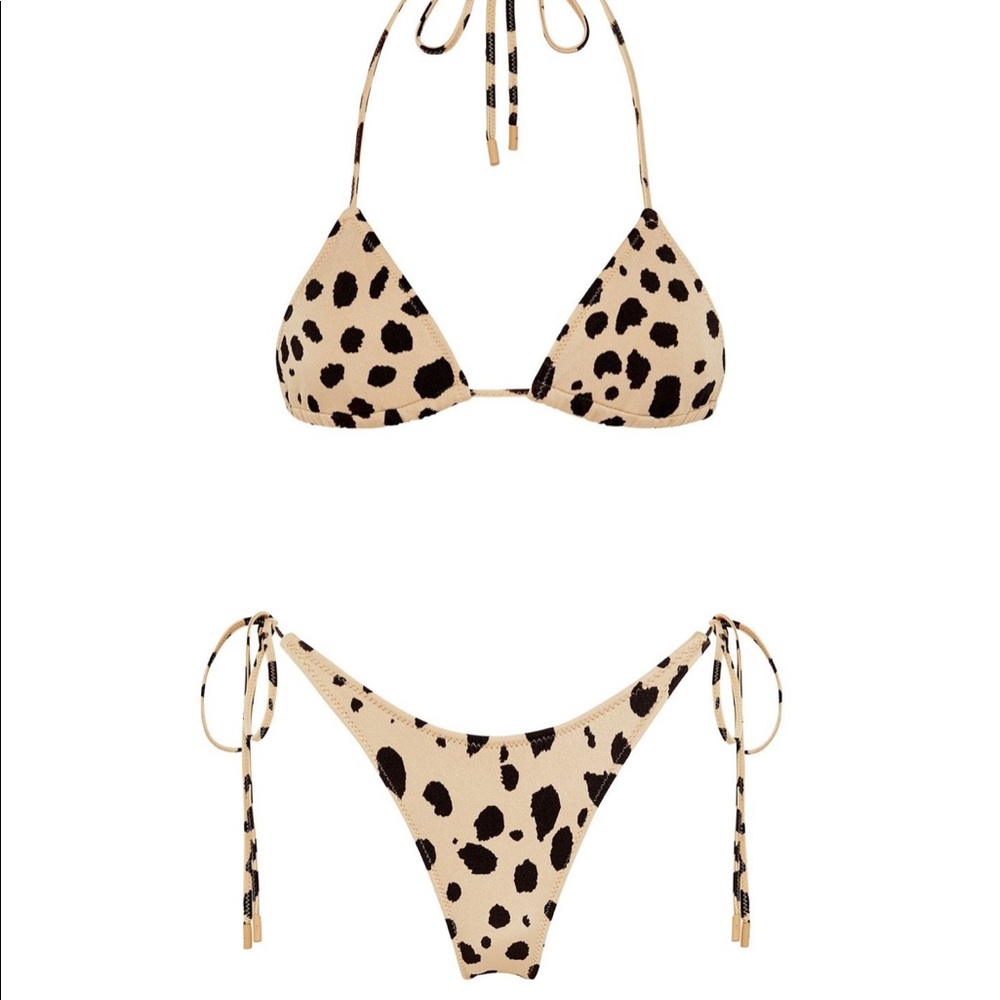 cheetah print bikini (NEVER WORN)